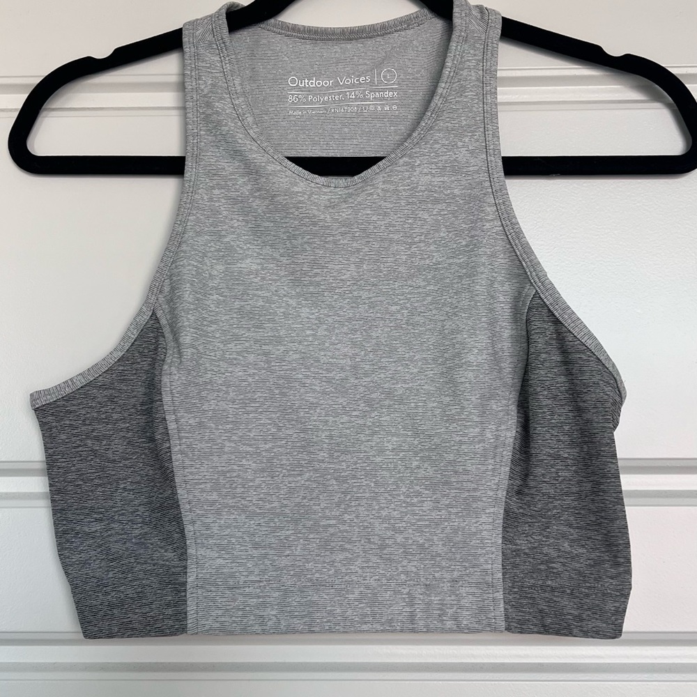 Workout crop top